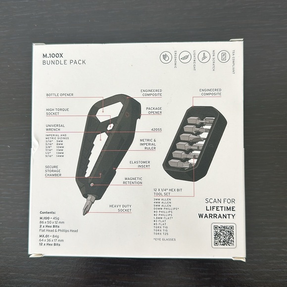 NIB Tactica M.100X Bundle Pack Multi Tool - Picture 5 of 5